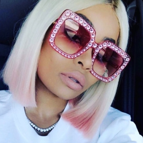 PINK Oversized Square Sunglasses - Picture 2 of 3